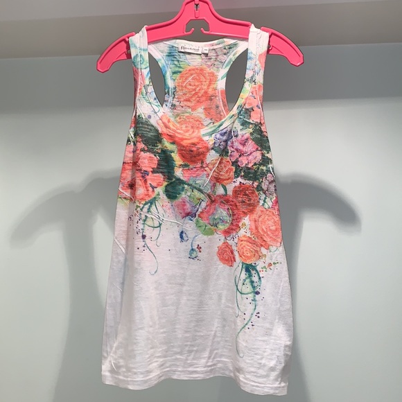 Ricki’s floral racer back tank top - Picture 3 of 5